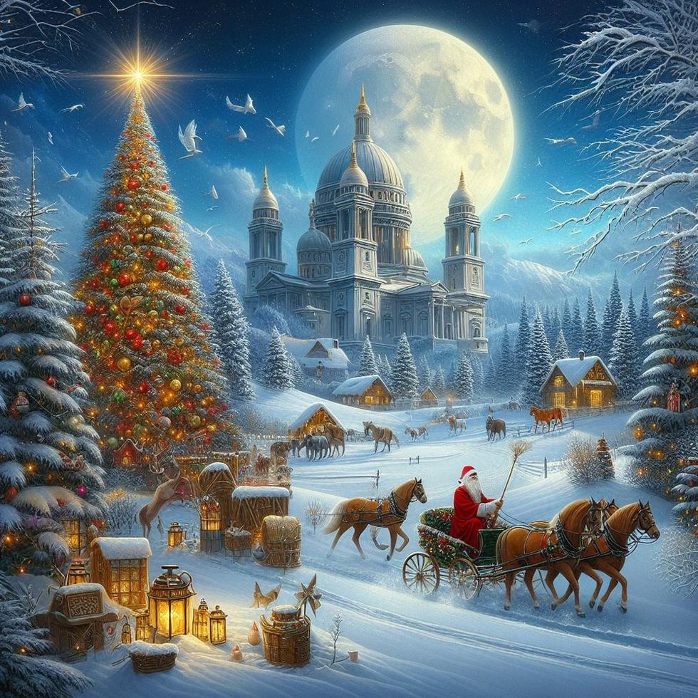 Merry Christmas Art Print by FAYROUZ - Fy