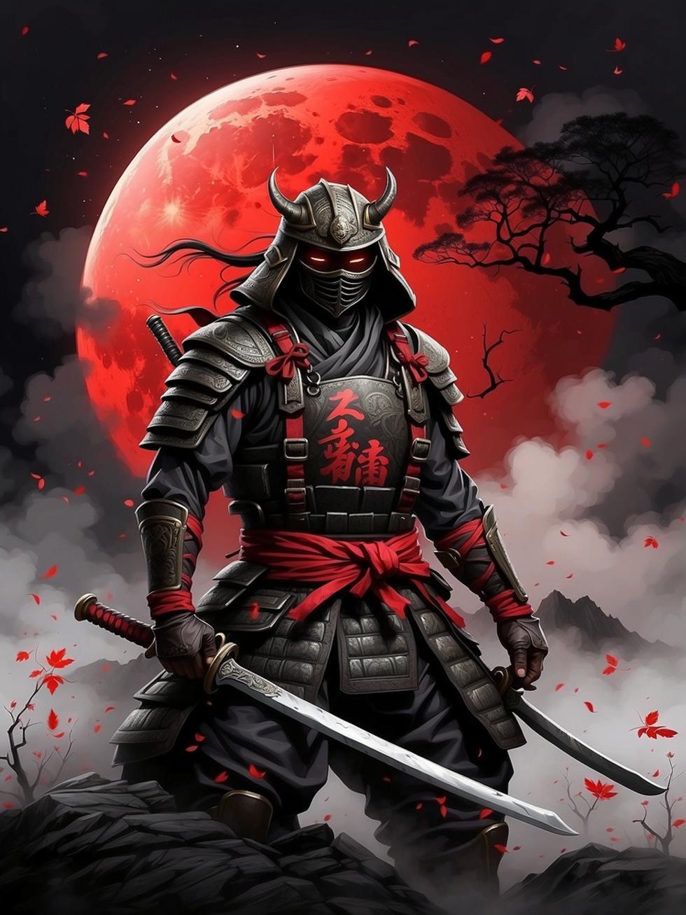 rk post プレイマット Samurai Sith サイン入り Samurai Warrior Art Print by And the tranquil - Fy